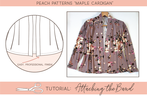 Tutorial: Attaching the Front Band on the Peach Patterns 