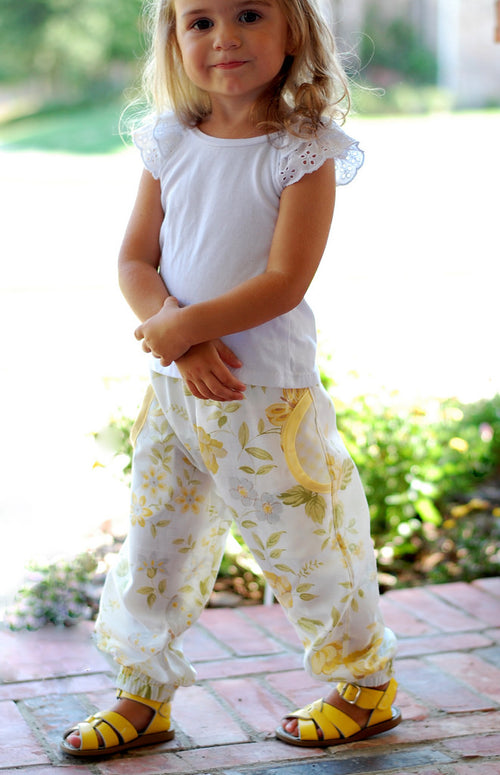 Happy Pants Harem & Cargo Style Pants PDF Sewing Pattern for Girls & Boys : Sizes 1-12