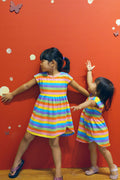 Pearlie Dress Everyday Tee Shirt Dress & Peplum Top for Girls PDF Sewing Pattern : Sizes 1 to 12