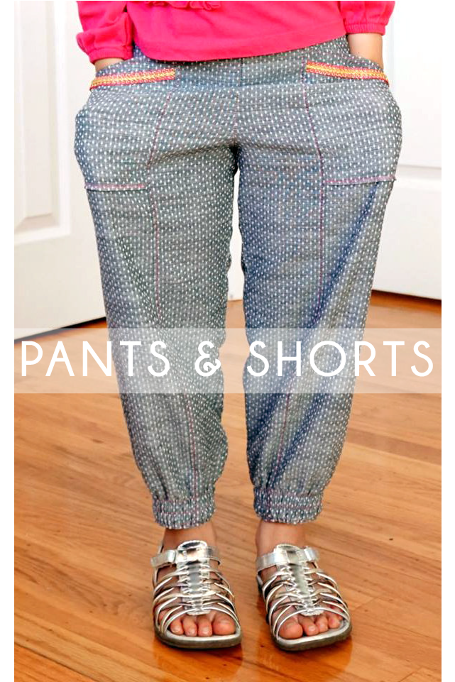 Shorts & Pants Sewing Patterns