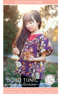 Boho Tunic Top & Dress PDF Sewing Pattern for Children : Sizes 1-10