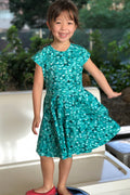 Pearlie Dress & Peplum Top PDF Pattern for Girls Full Circle Skirt, Waistband & Long Sleeve ADD-ONS