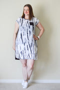Pearlie A-Line Tee Shirt Knit Dress for Women PDF Sewing Pattern