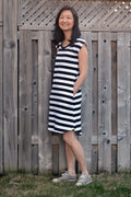 Pearlie A-Line Tee Shirt Knit Dress for Women PDF Sewing Pattern